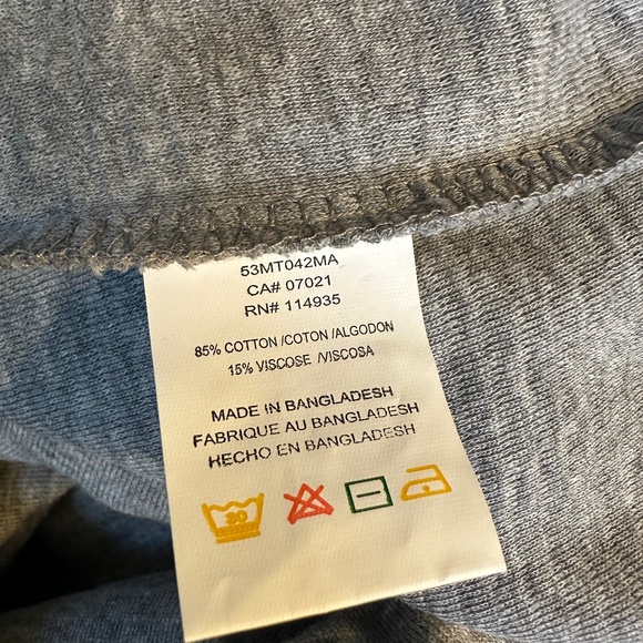 NWT- 🎁 NEVER LOSE HEDGE- Men’s L textured grey SS tshirt - Picture 6 of 6